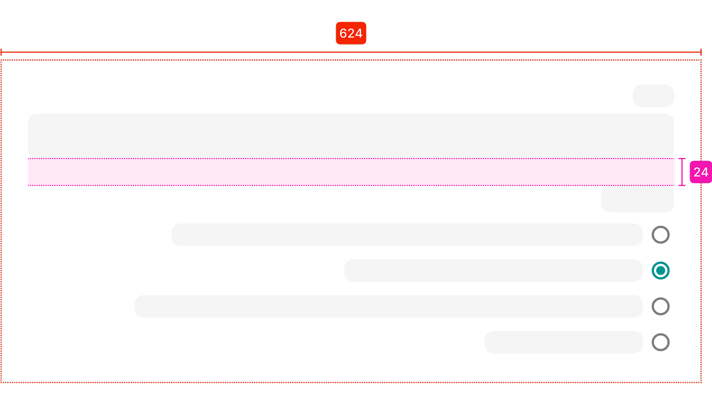 spacing in medium forms